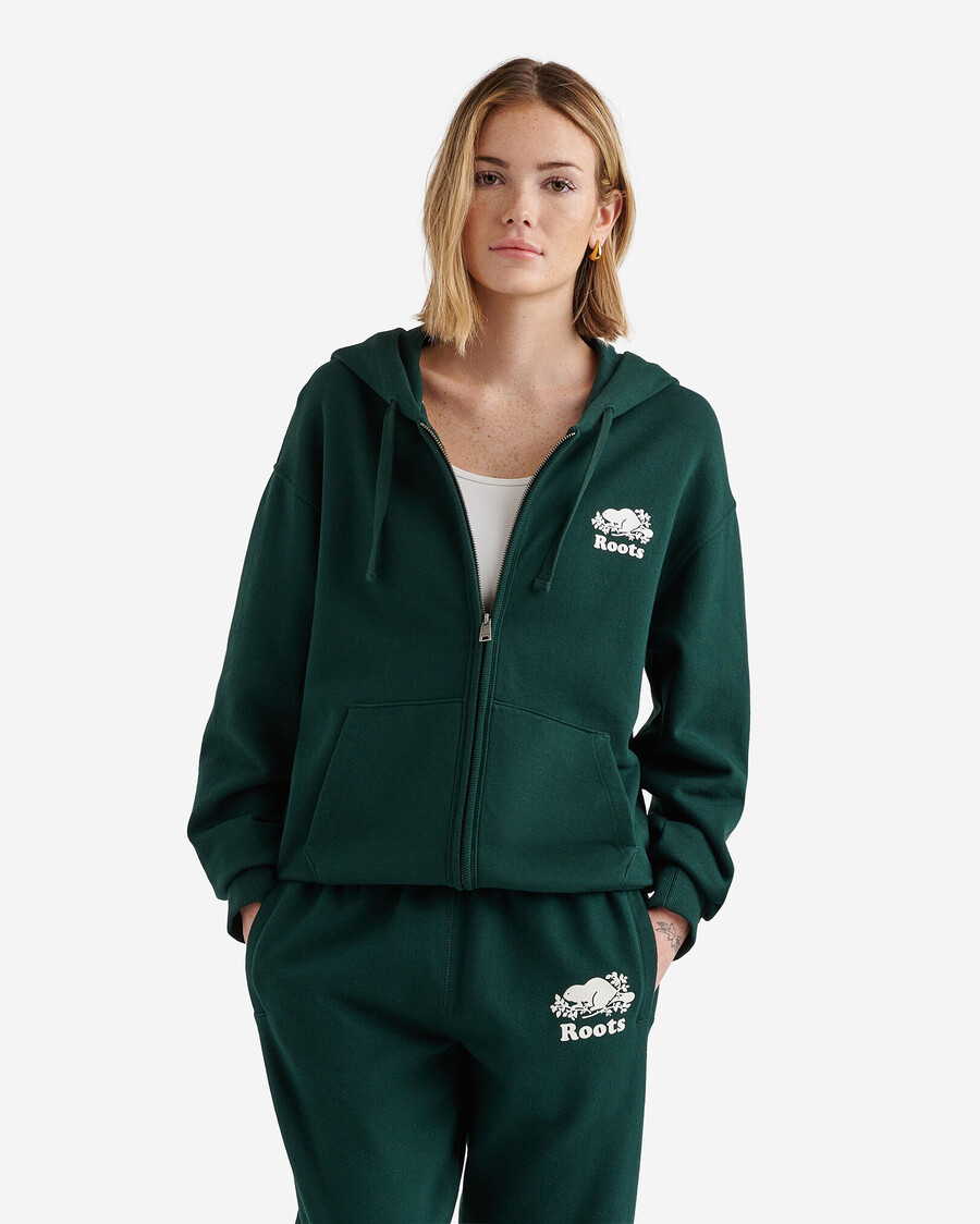 organic original relaxed full zip hoodie