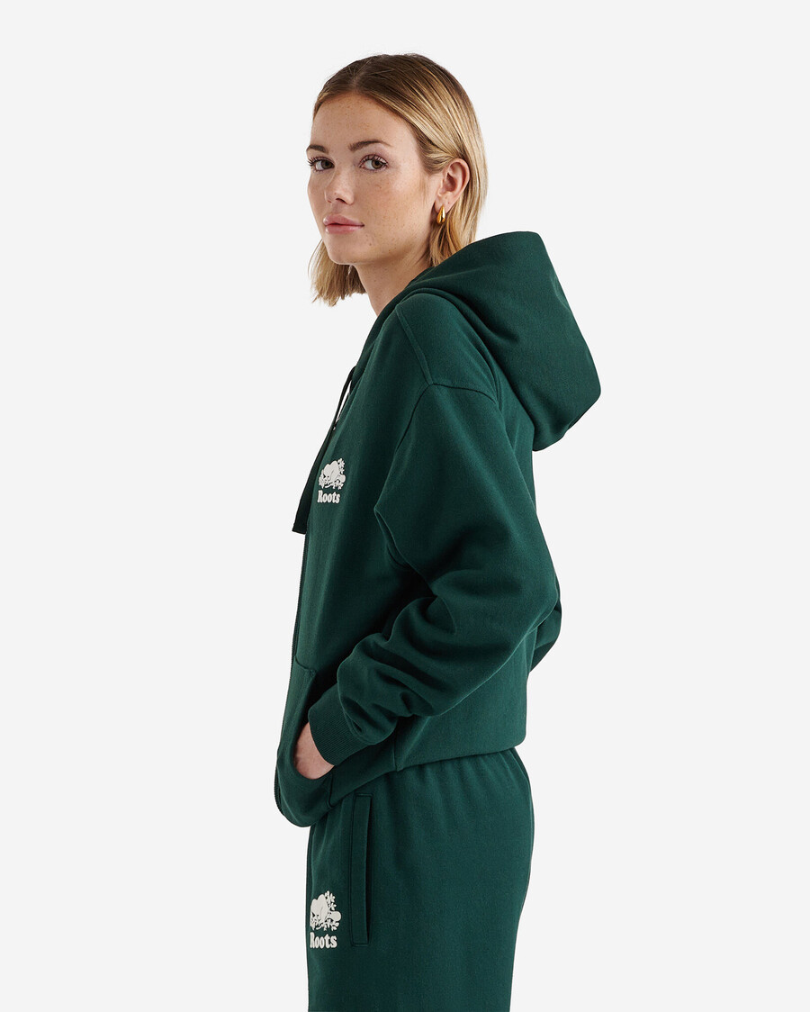 organic original relaxed full zip hoodie