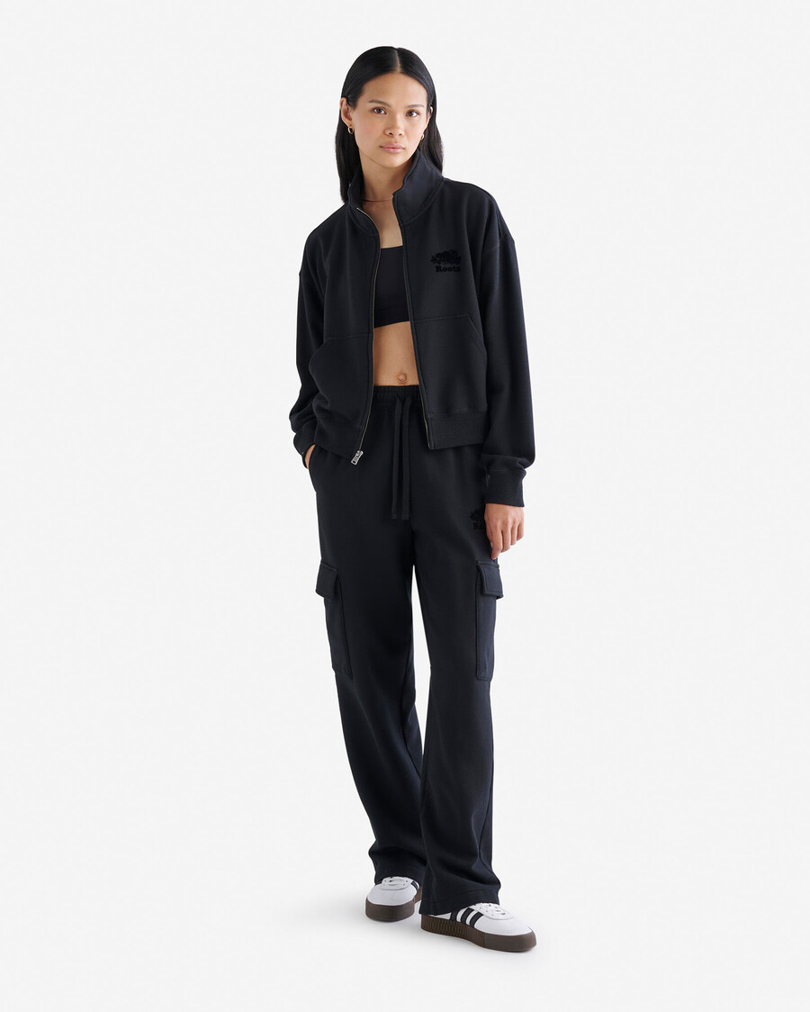 organic cooper track full zip jacket