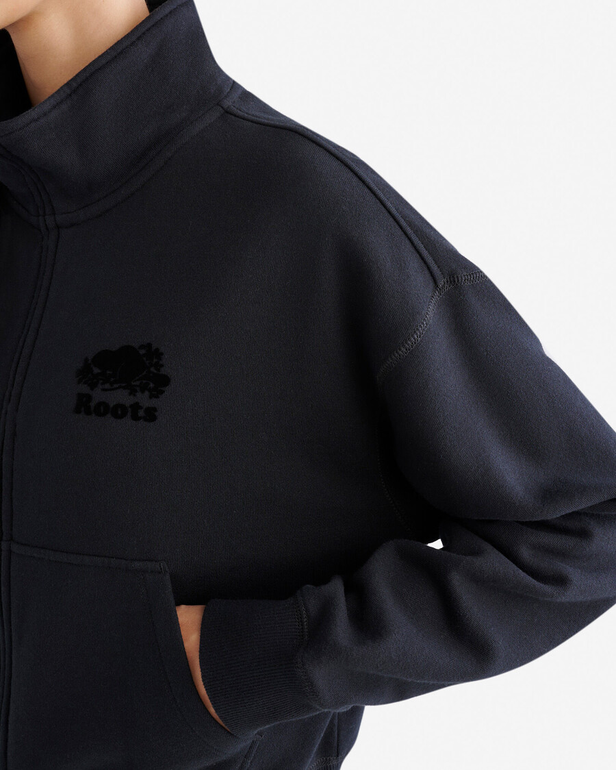 organic cooper track full zip jacket