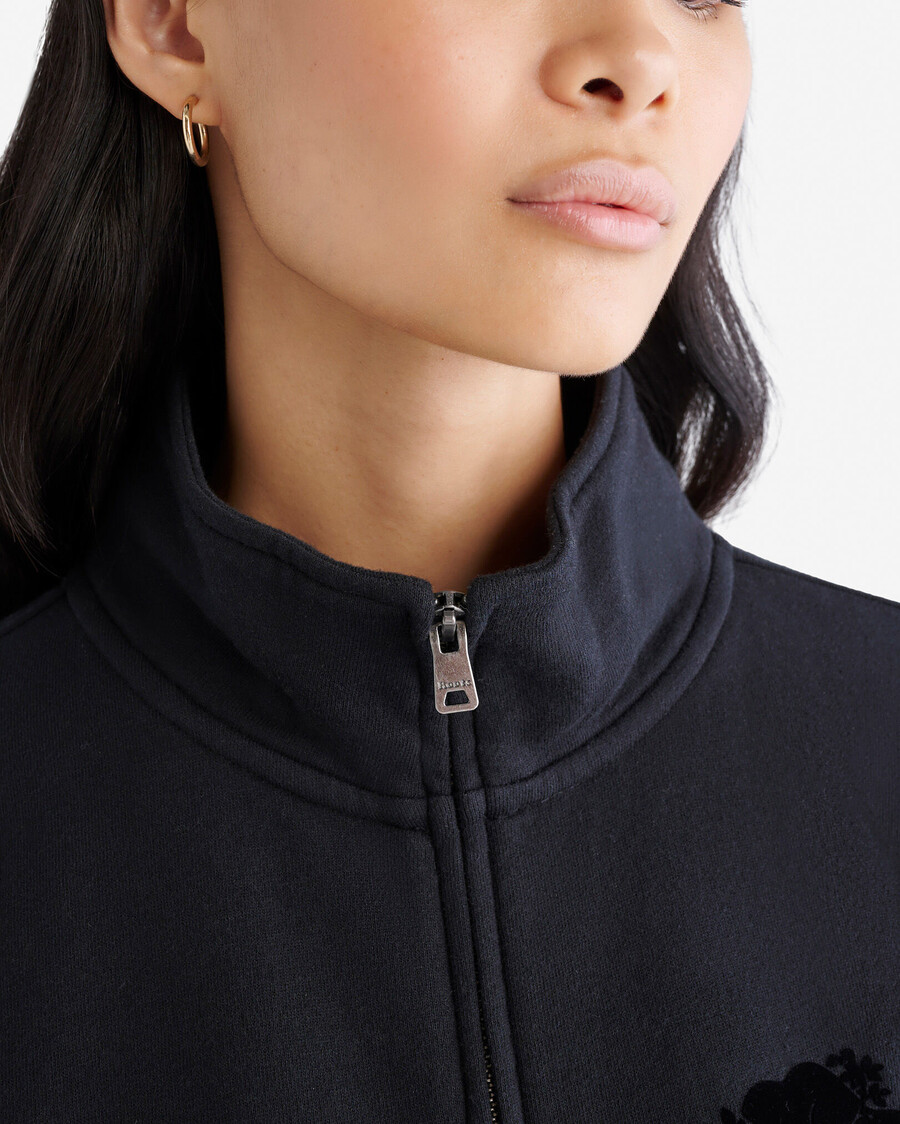 organic cooper track full zip jacket