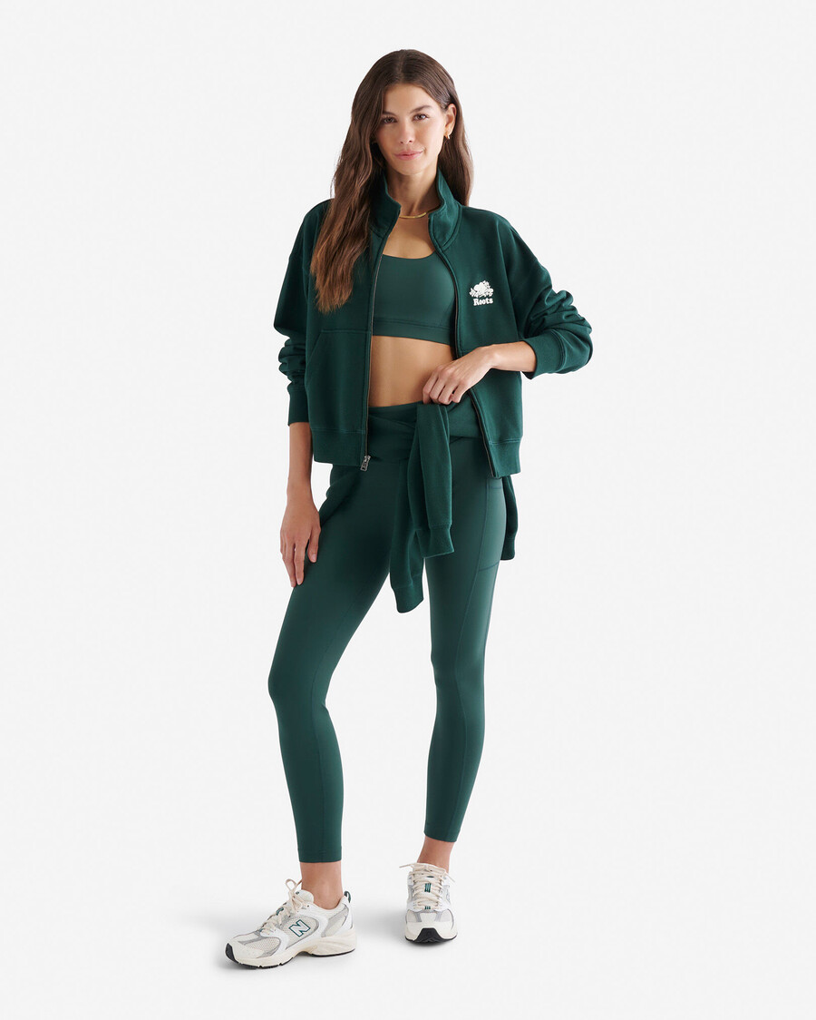 organic cooper track full zip jacket