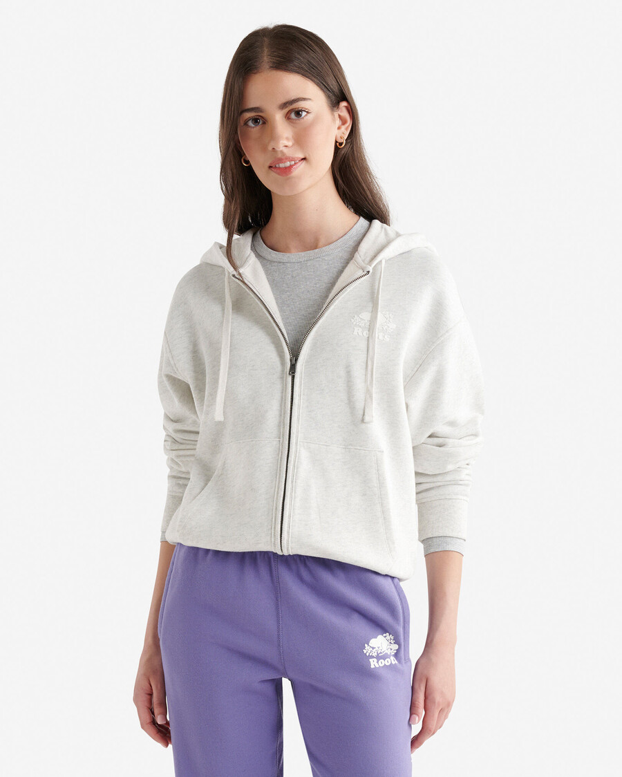 organic original relaxed full zip hoodie