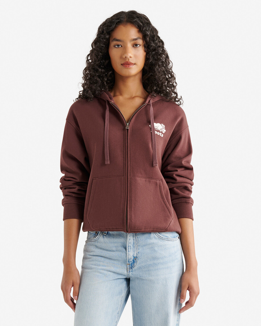 organic original relaxed full zip hoodie