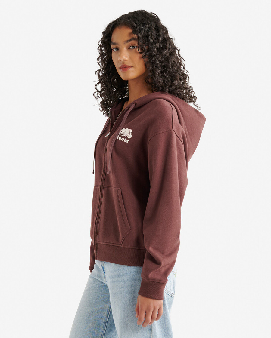organic original relaxed full zip hoodie