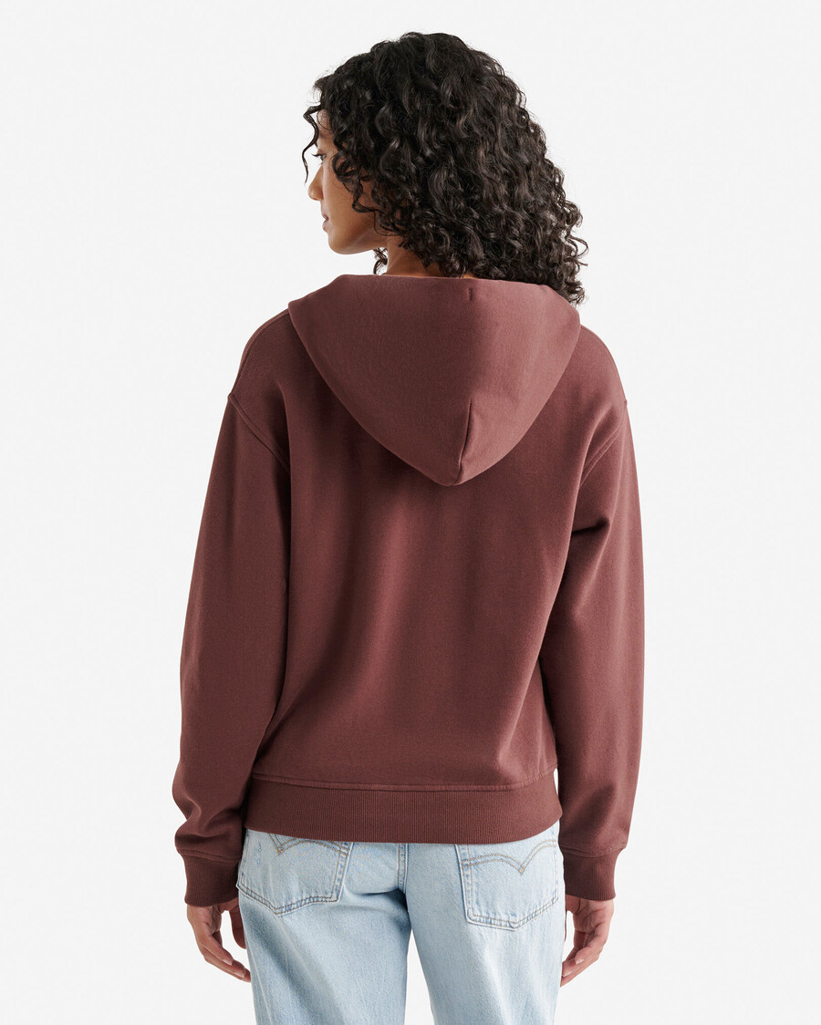 organic original relaxed full zip hoodie
