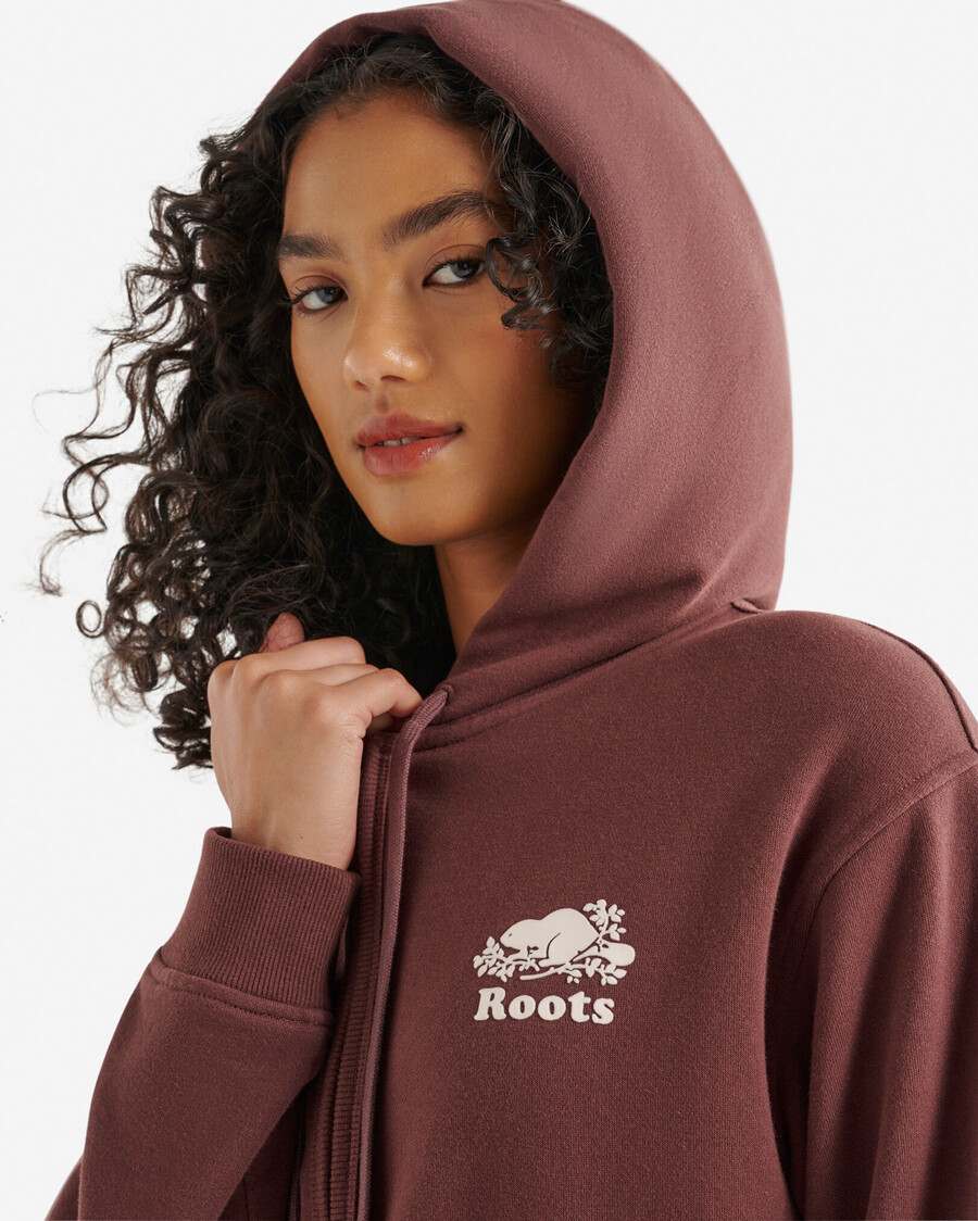 organic original relaxed full zip hoodie
