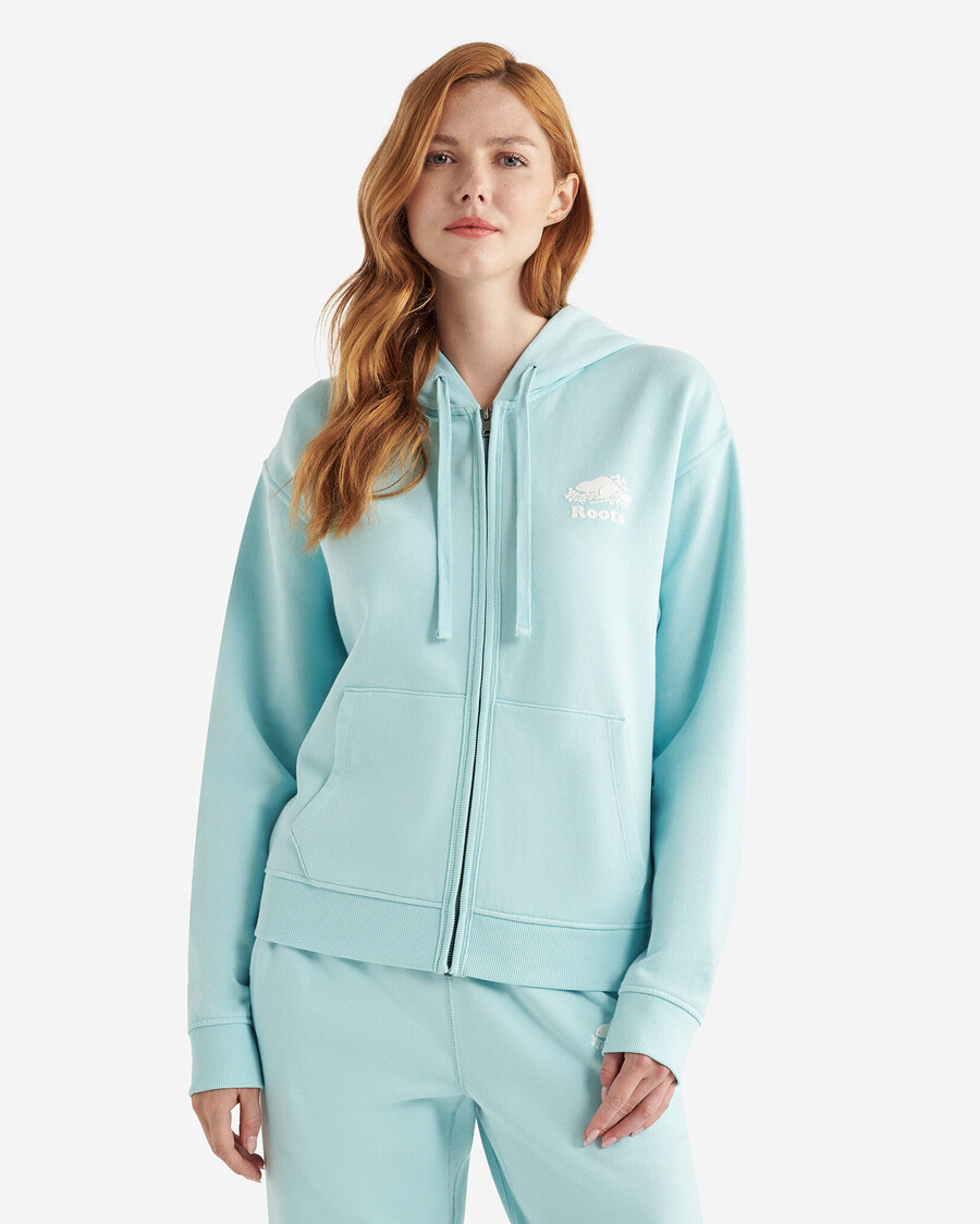 organic original relaxed full zip hoodie