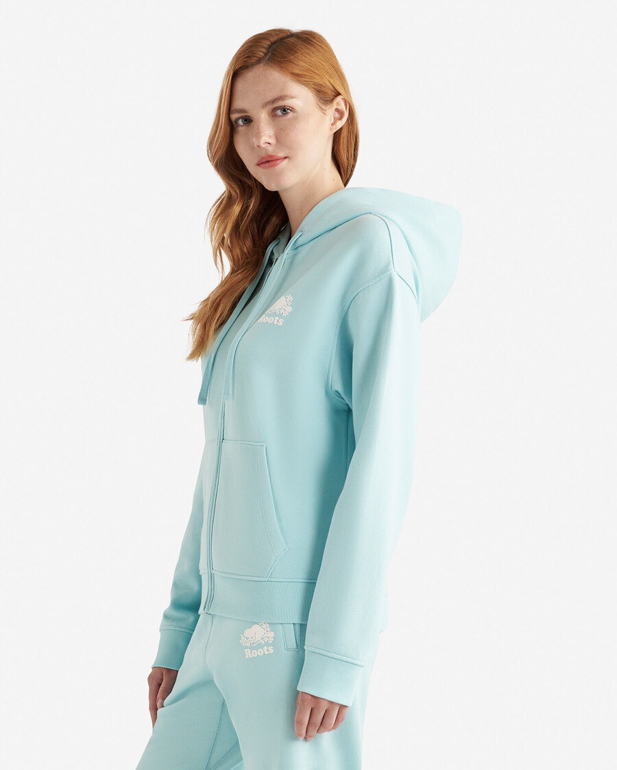 organic original relaxed full zip hoodie