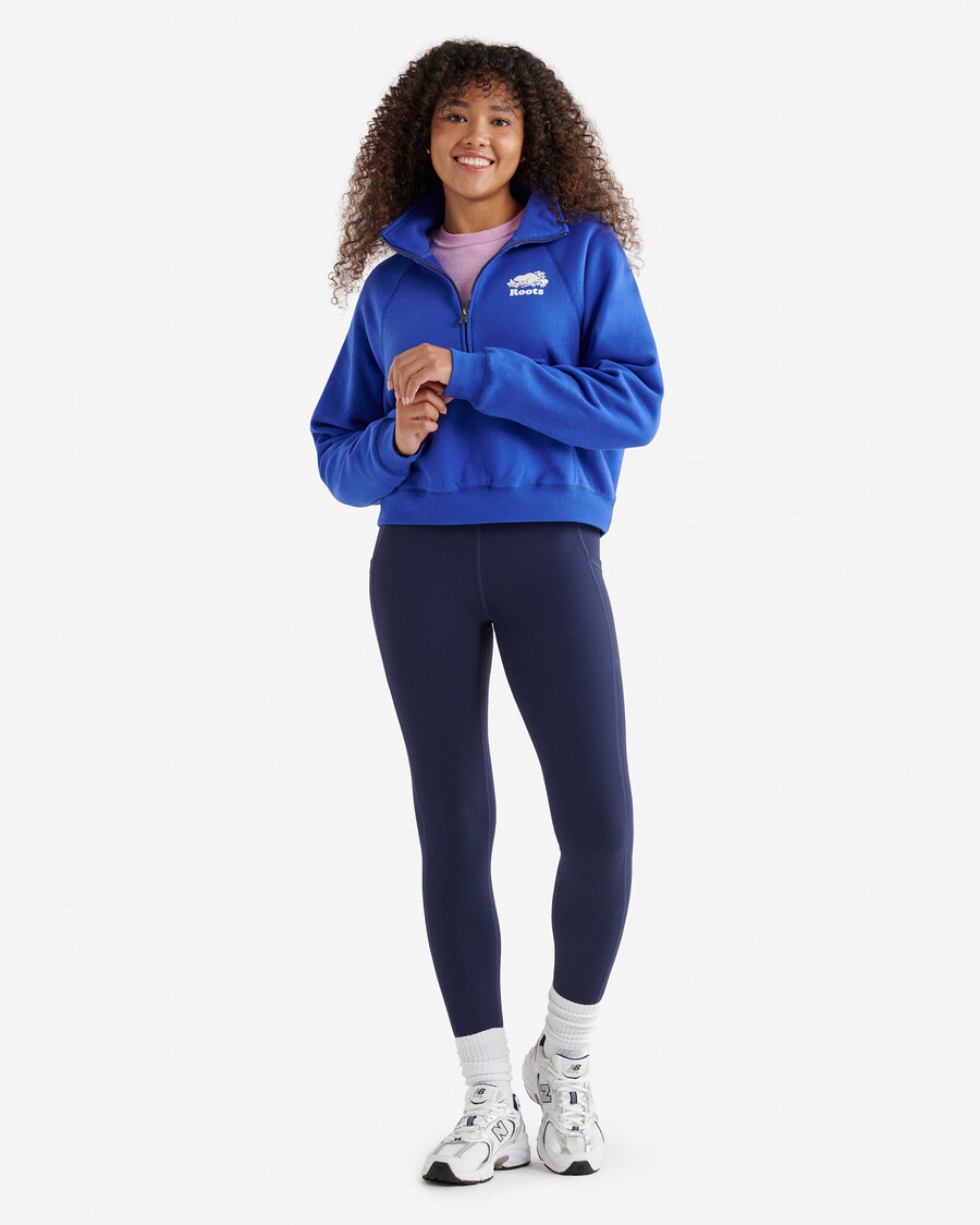 organic cooper half zip