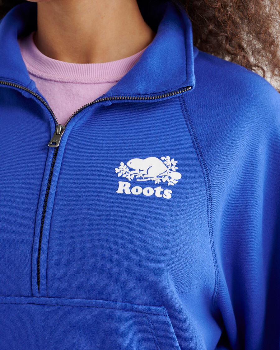 organic cooper half zip