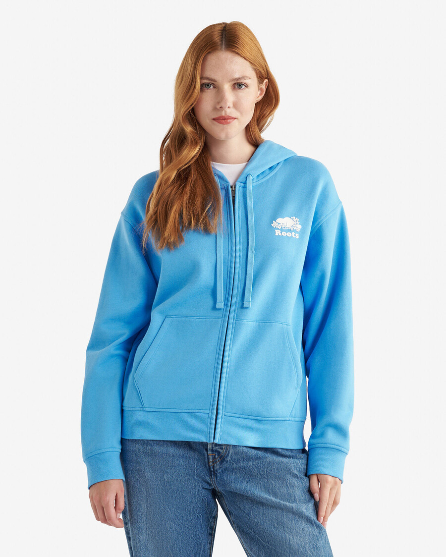 organic original relaxed full zip hoodie