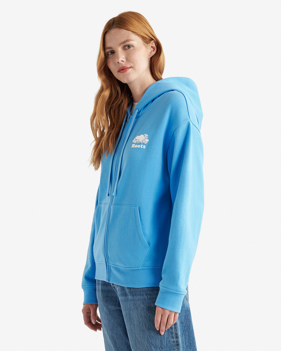 organic original relaxed full zip hoodie