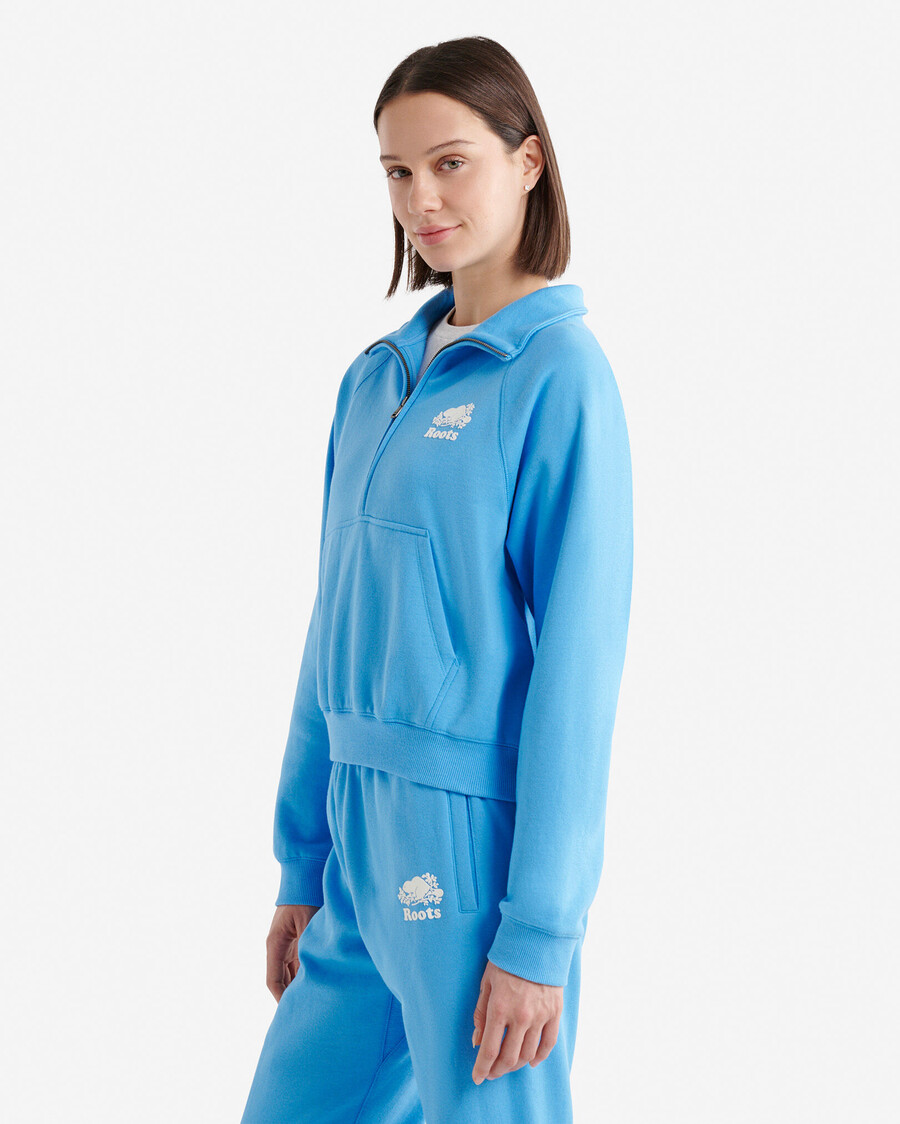 organic cooper half zip