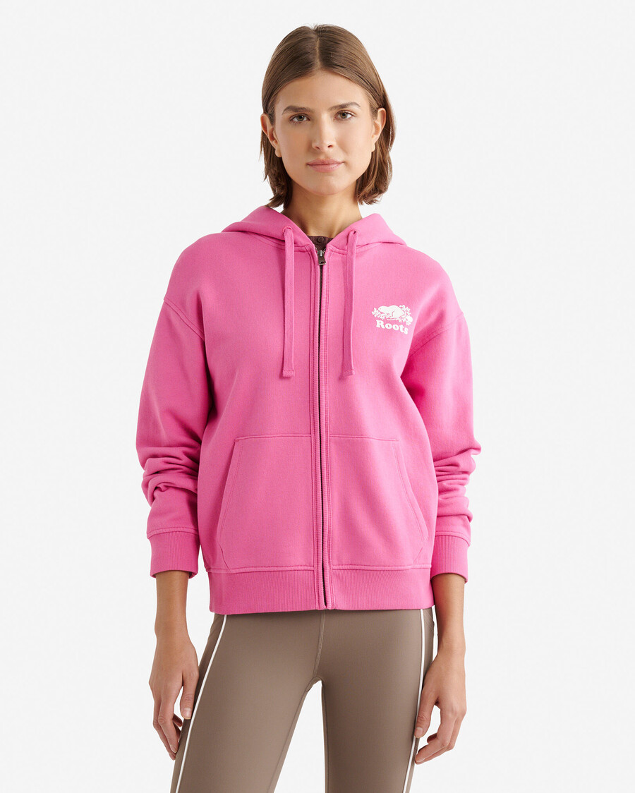 organic original relaxed full zip hoodie