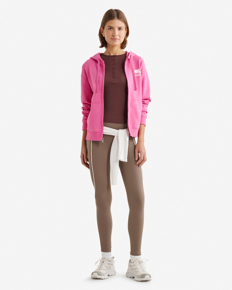 organic original relaxed full zip hoodie
