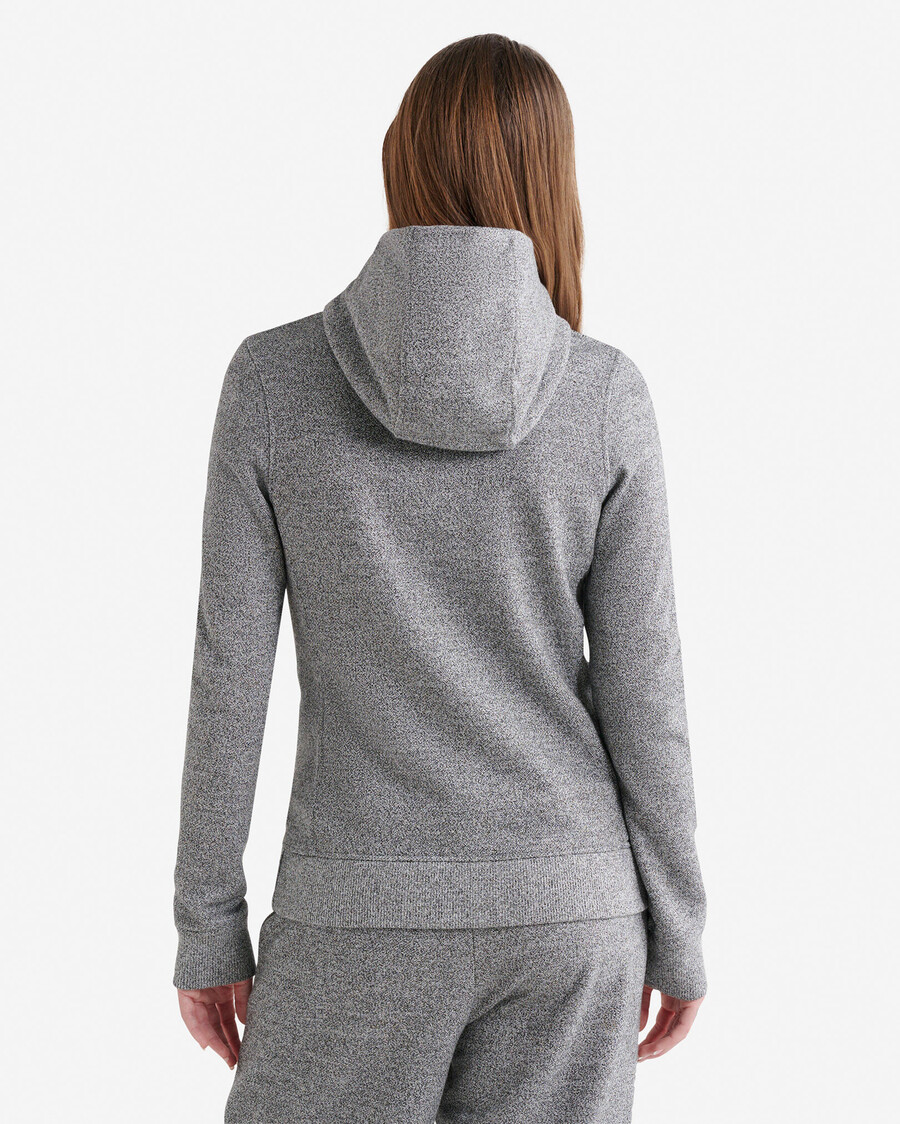 organic cooper slim full zip hoodie