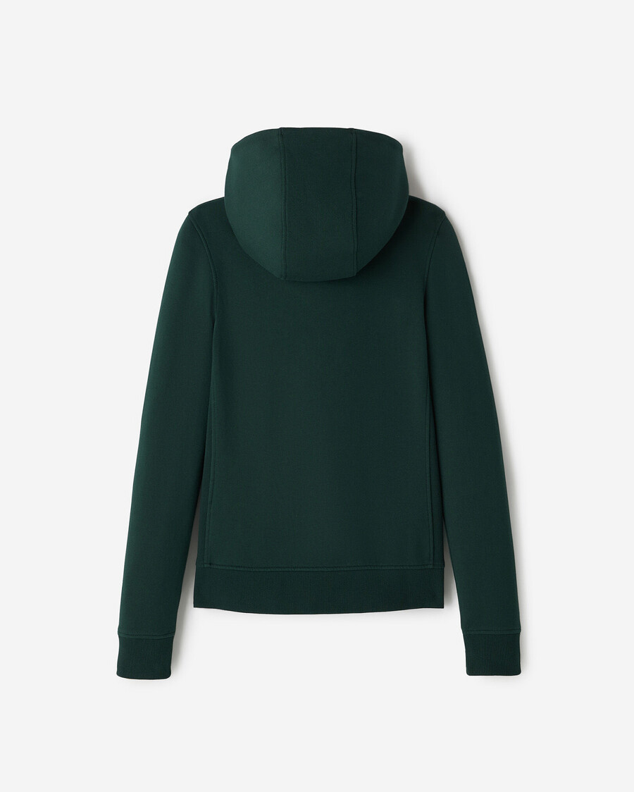 organic cooper slim full zip hoodie