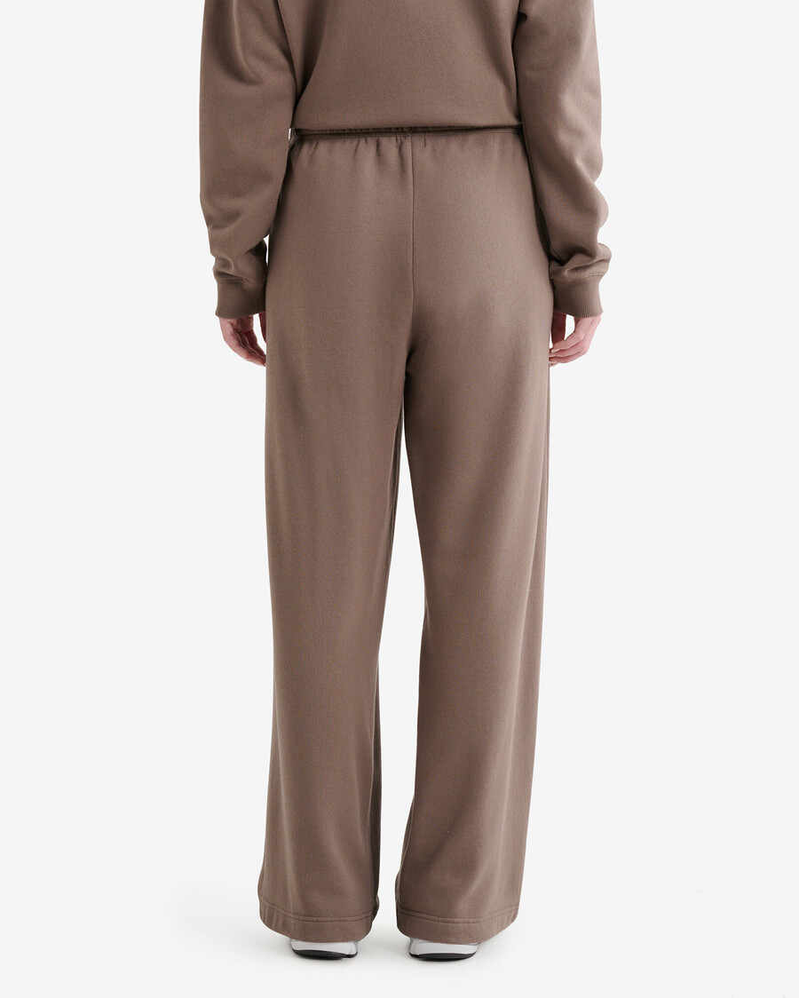 organic cooper wide leg sweatpant