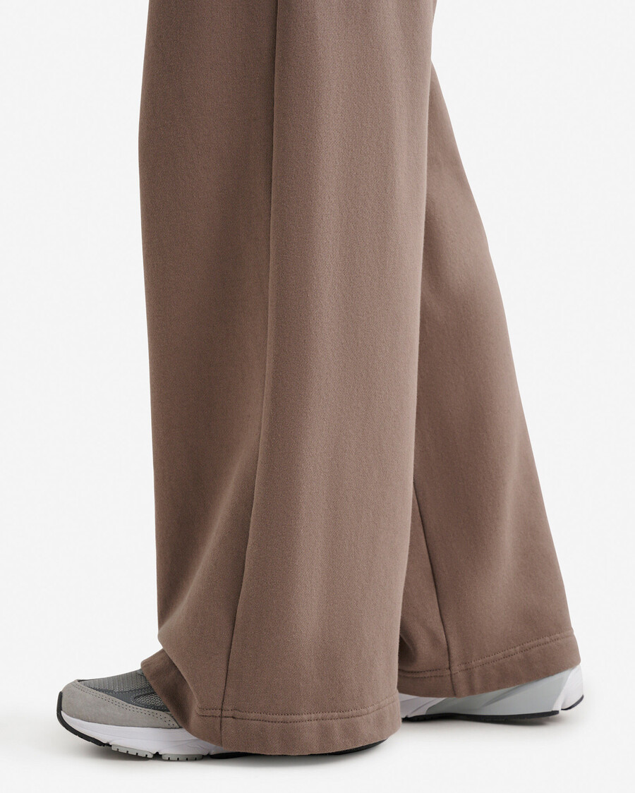 organic cooper wide leg sweatpant