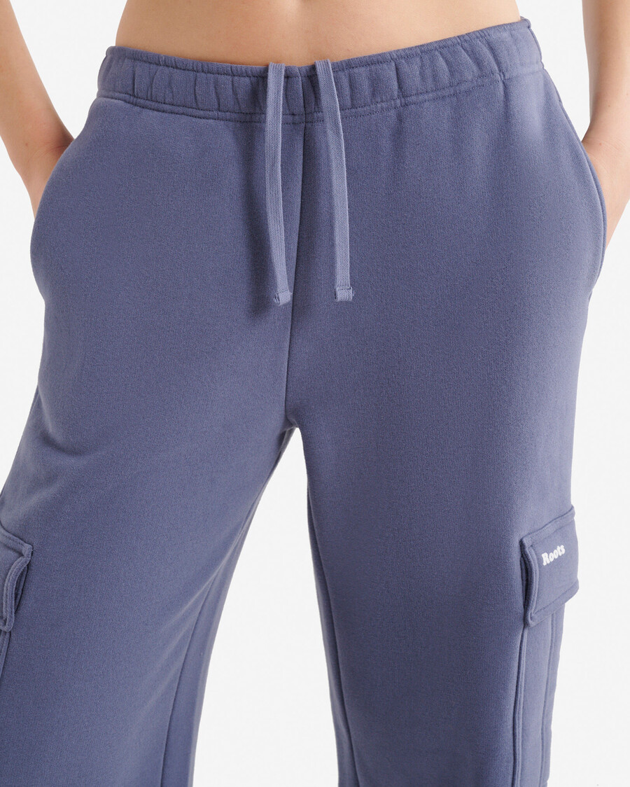 cloud cargo wide leg sweatpant