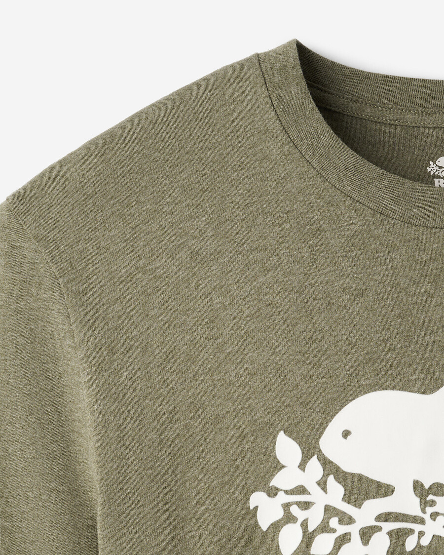 mens organic cooper beaver t-shirt