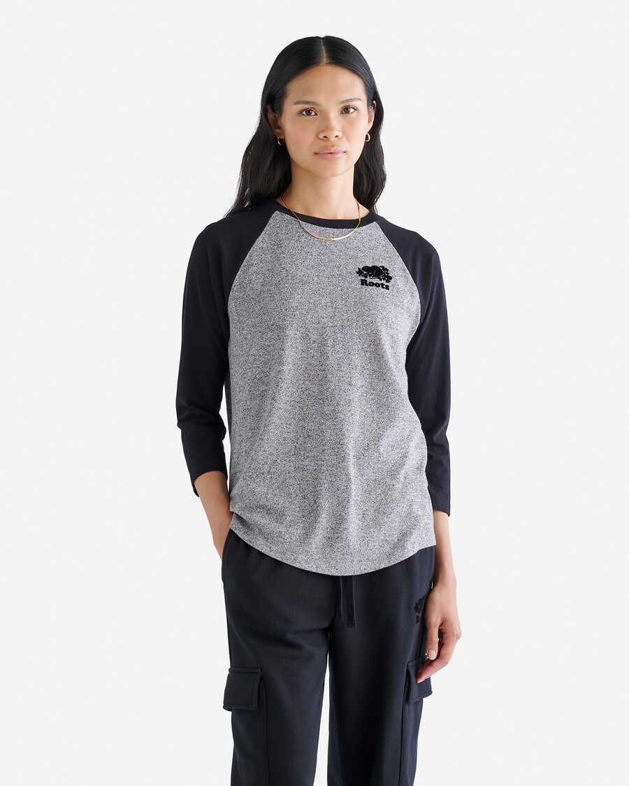 womens organic cooper baseball t-shirt