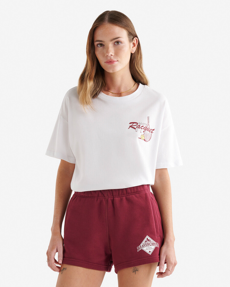 womens roots racquet club t-shirt
