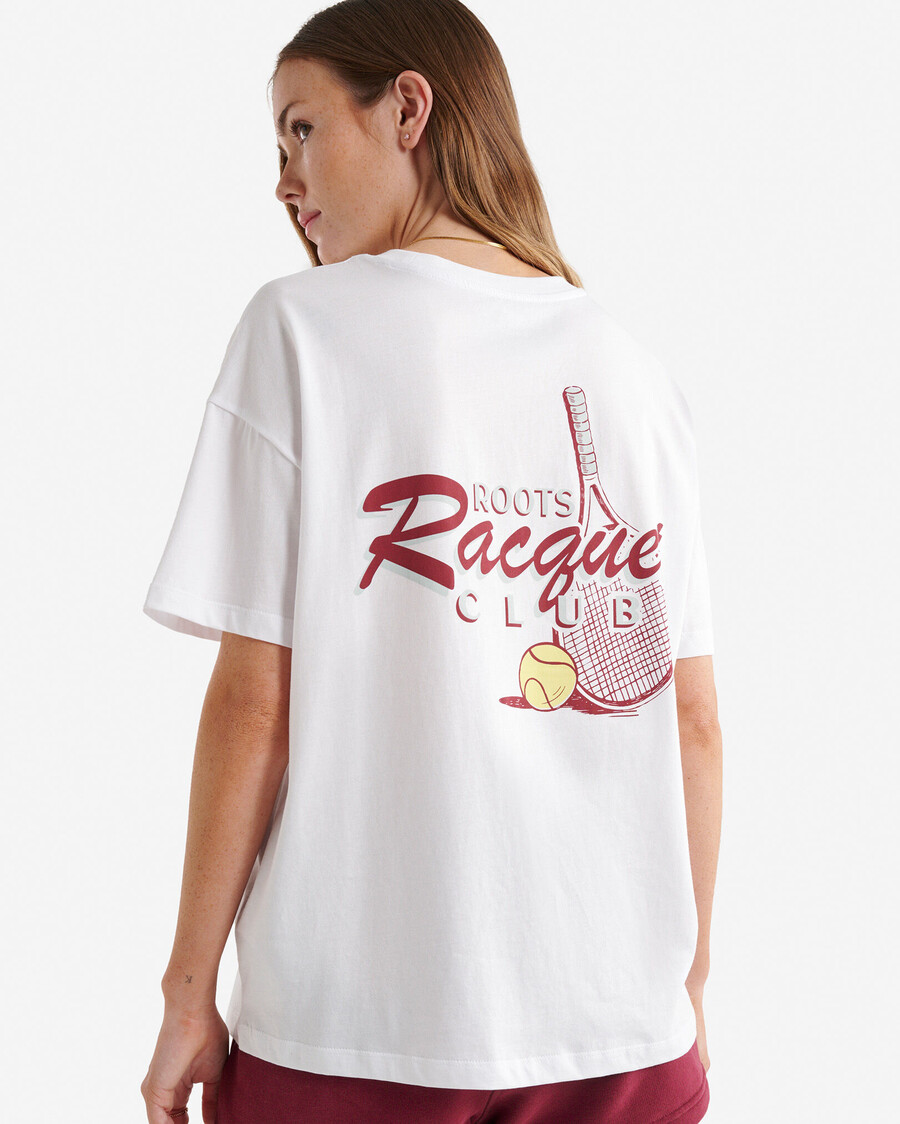 womens roots racquet club t-shirt