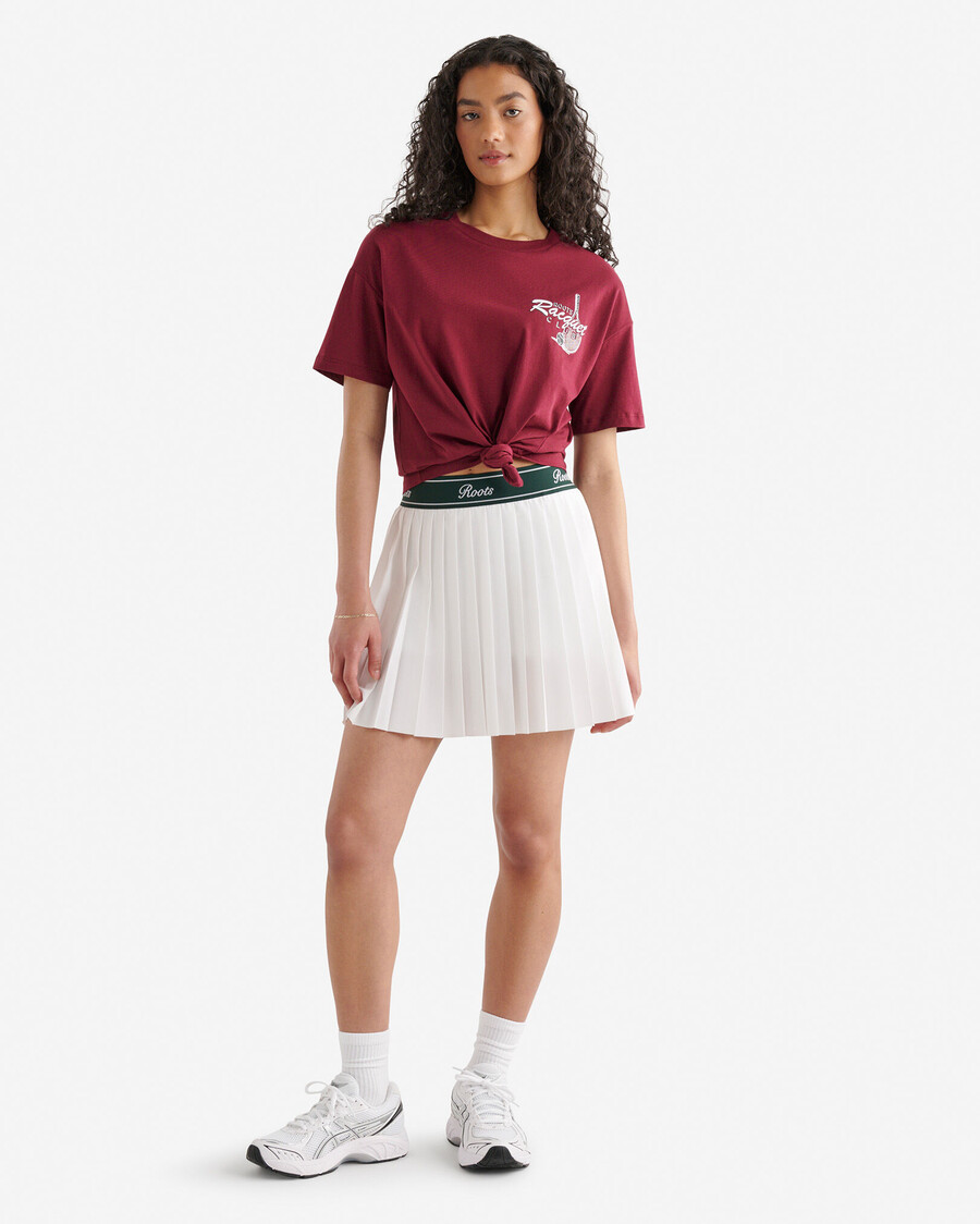 womens roots racquet club t-shirt
