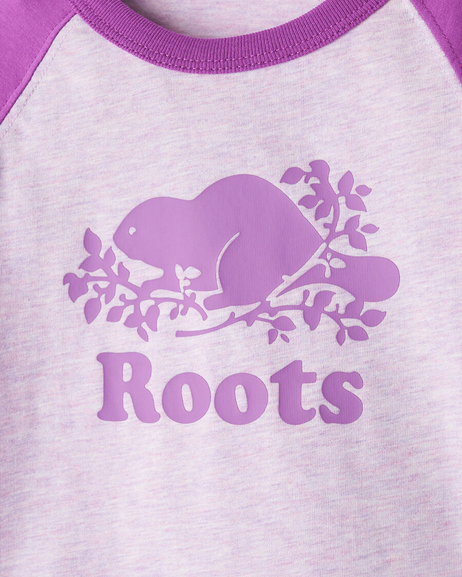 baby organic cooper baseball t-shirt