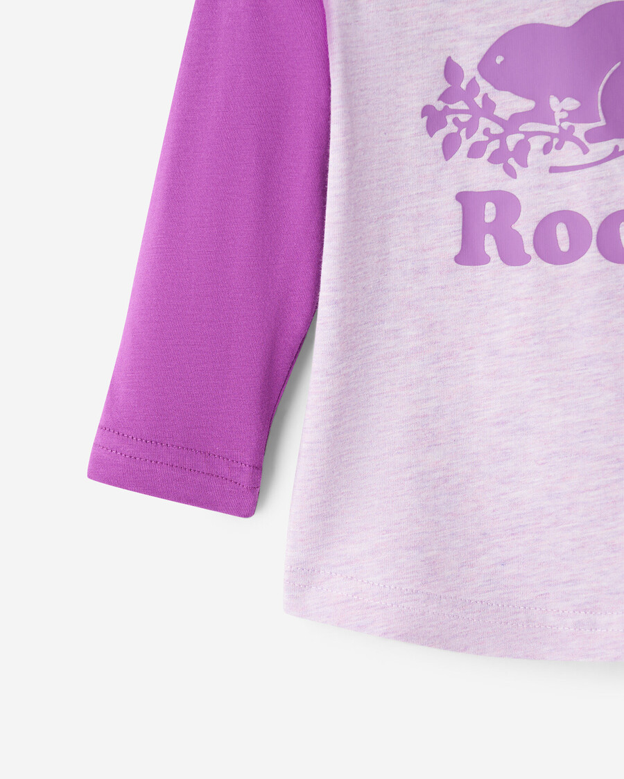 baby organic cooper baseball t-shirt