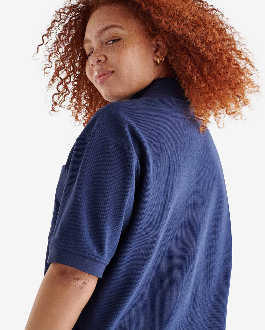 rba oversized short sleeve pocket polo