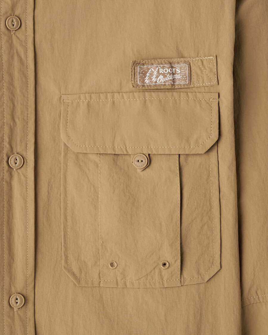 roots outdoor nylon shirt