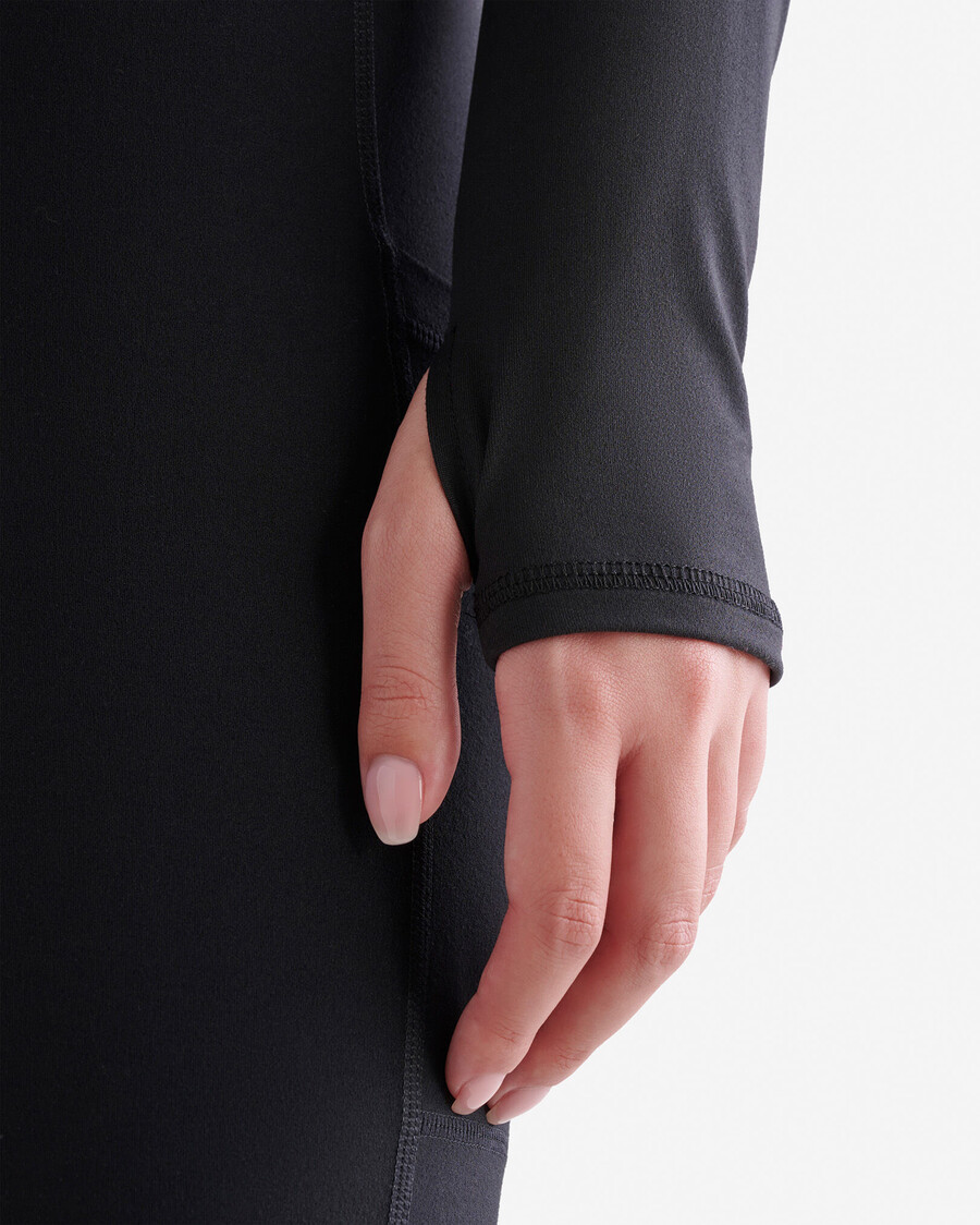 renew knit fitted long sleeve top