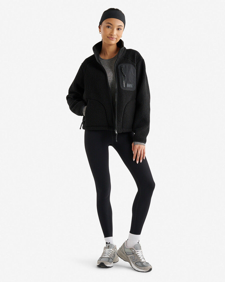 renew knit fitted long sleeve top