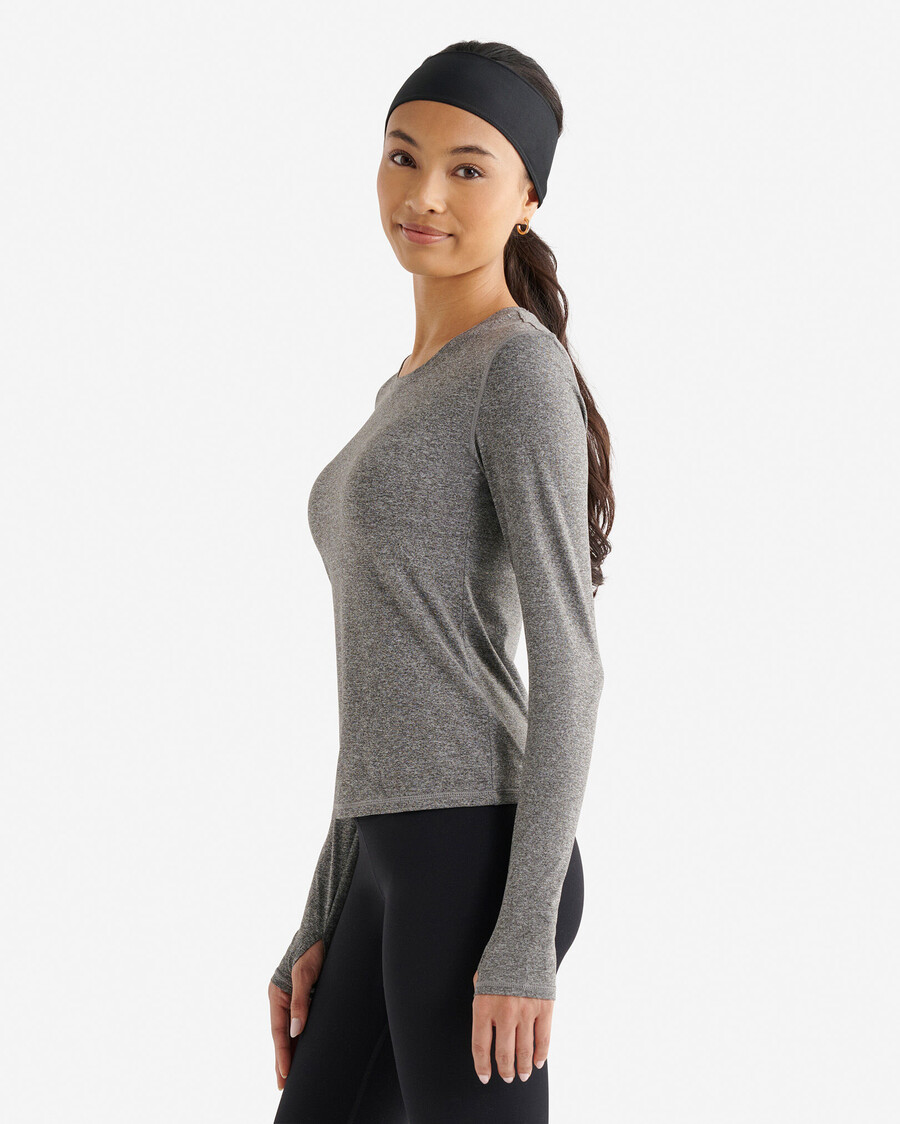 renew knit fitted long sleeve top
