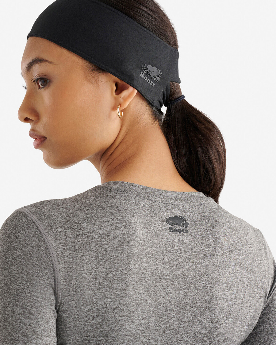 renew knit fitted long sleeve top