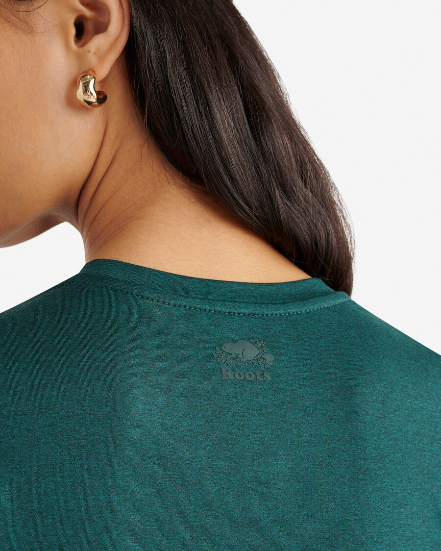 renew knit fitted long sleeve top