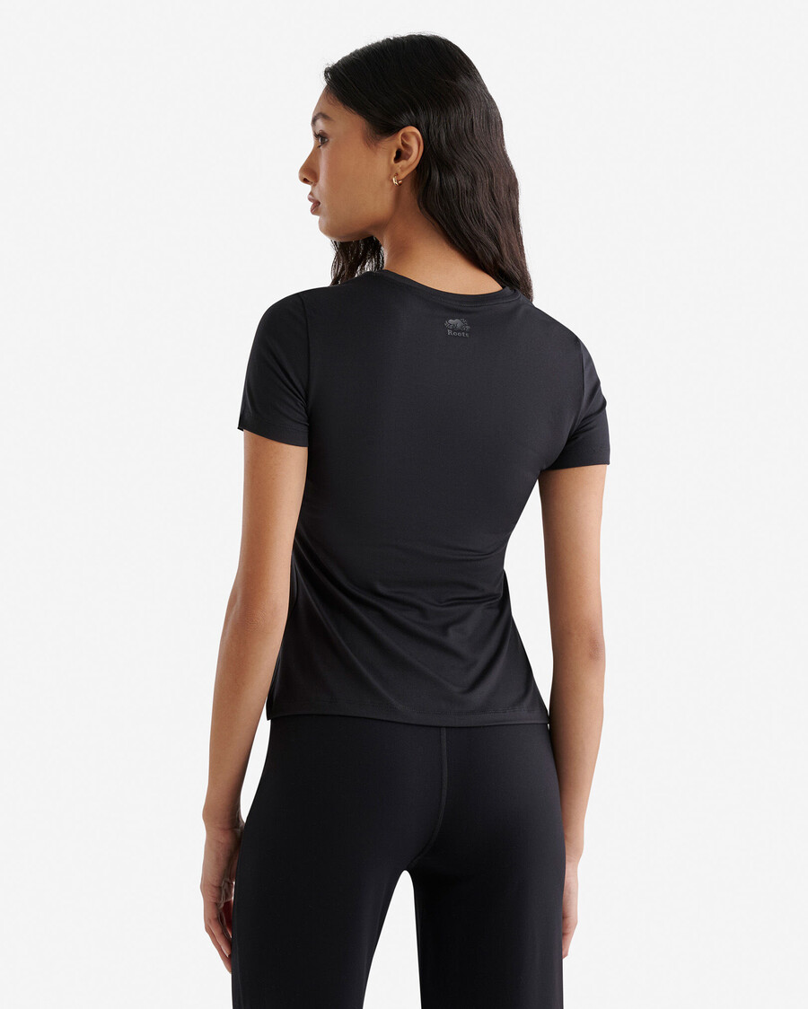 renew knit short sleeve t-shirt