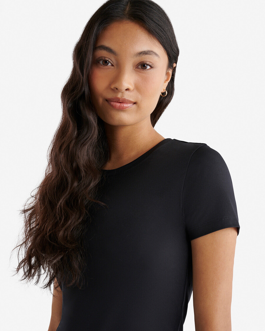 renew knit short sleeve t-shirt