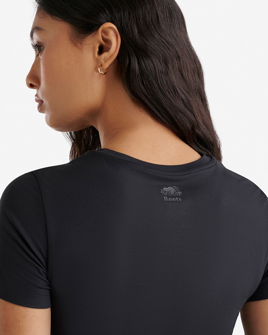 renew knit short sleeve t-shirt