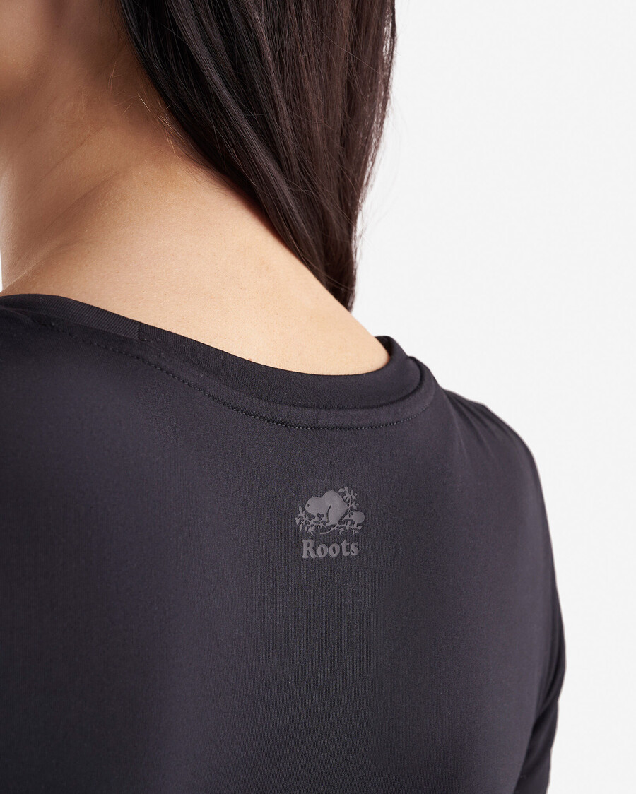 renew knit crop t-shirt