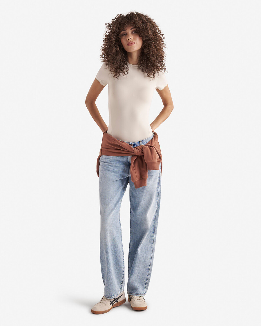 renew knit t-shirt bodysuit