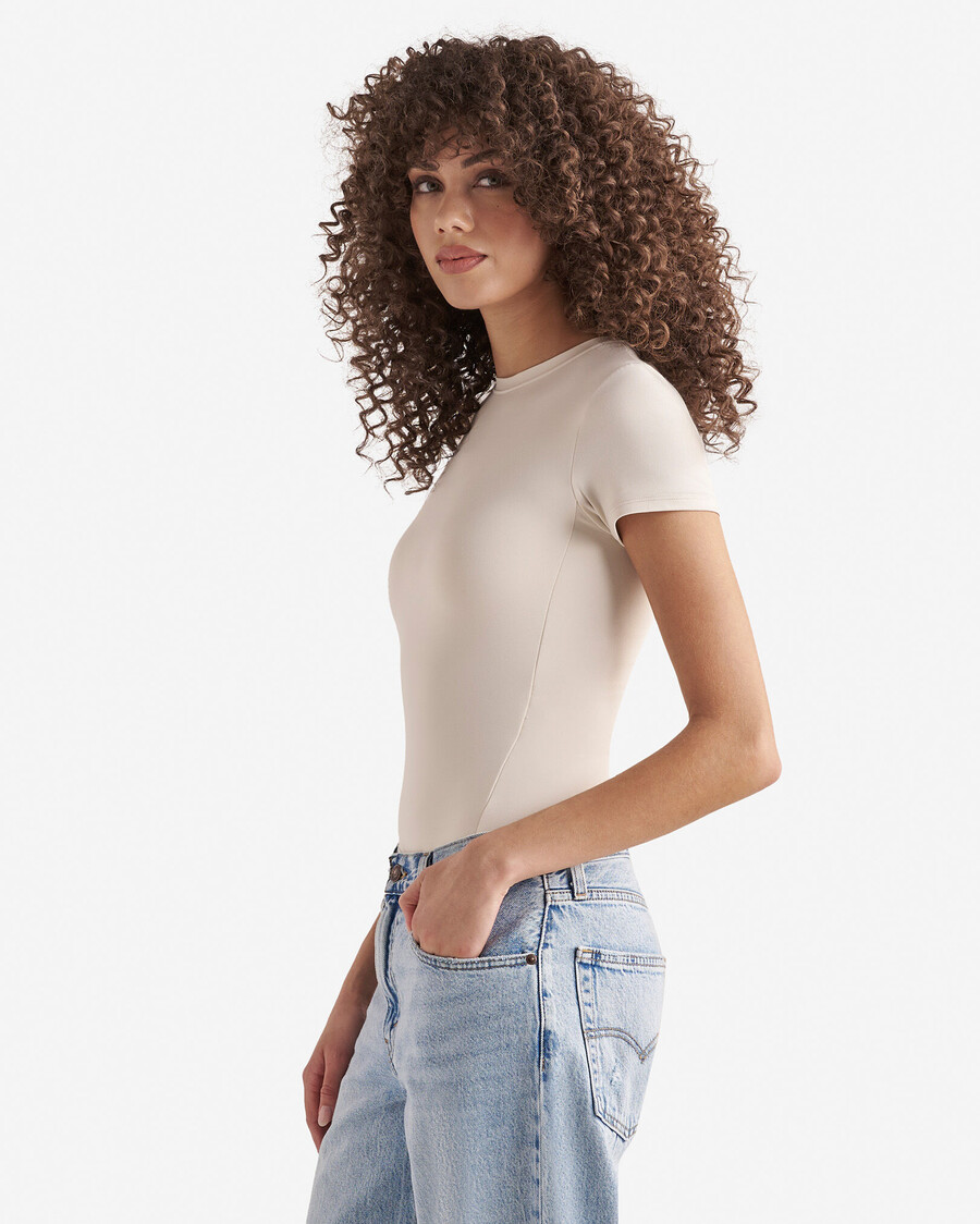 renew knit t-shirt bodysuit