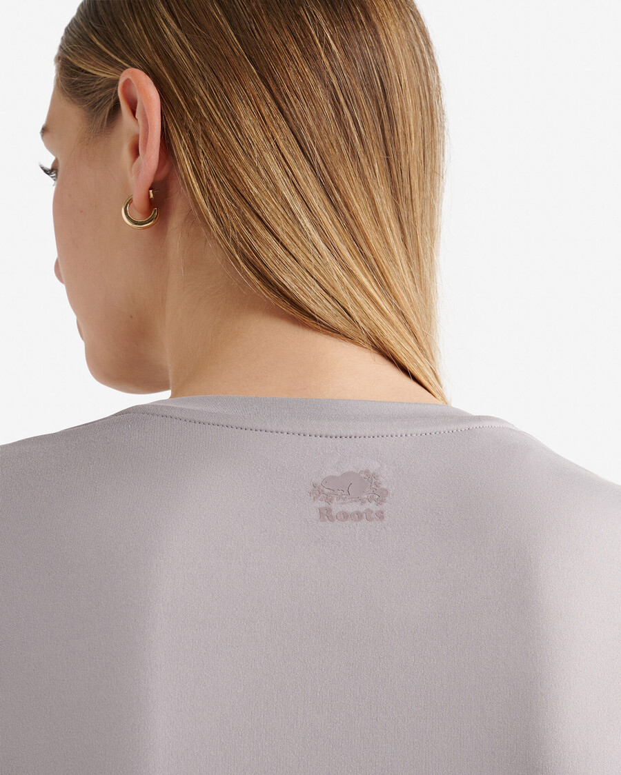 renew knit fitted long sleeve top