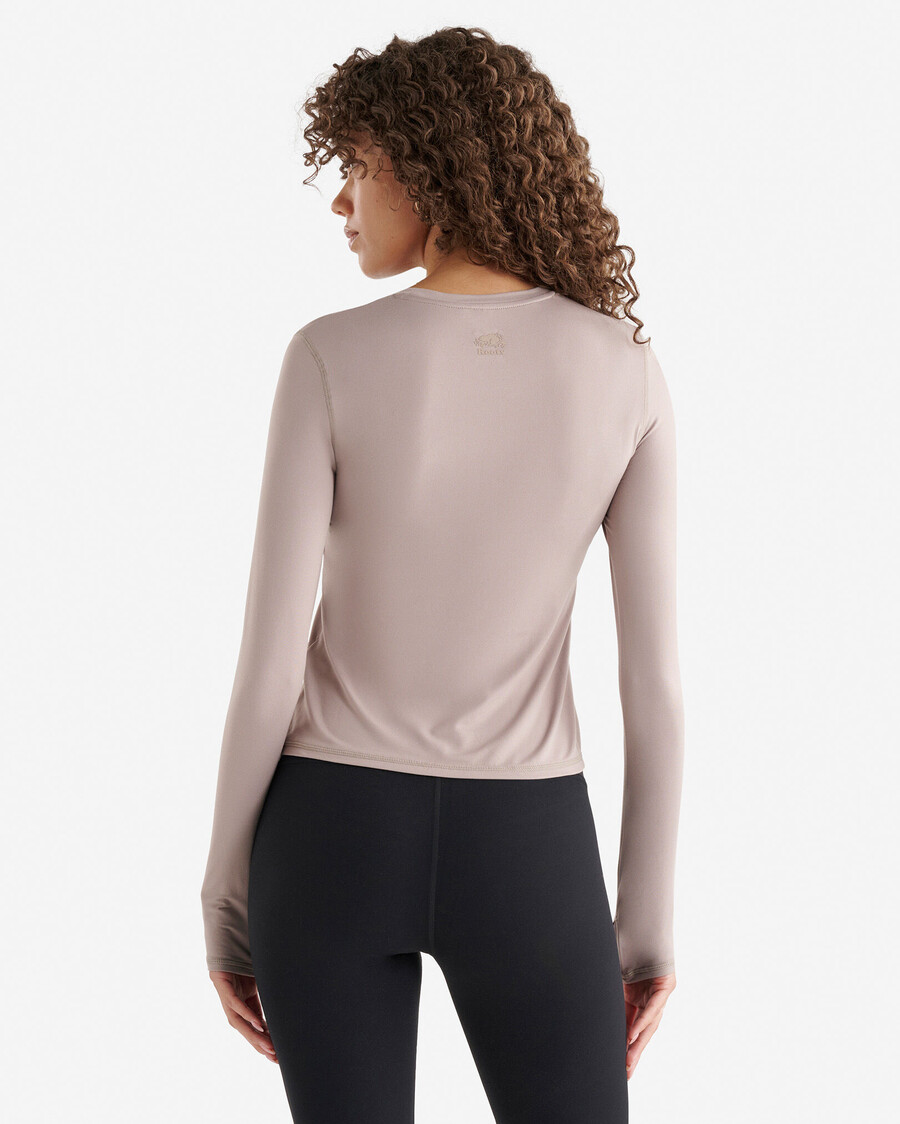 renew knit fitted long sleeve top