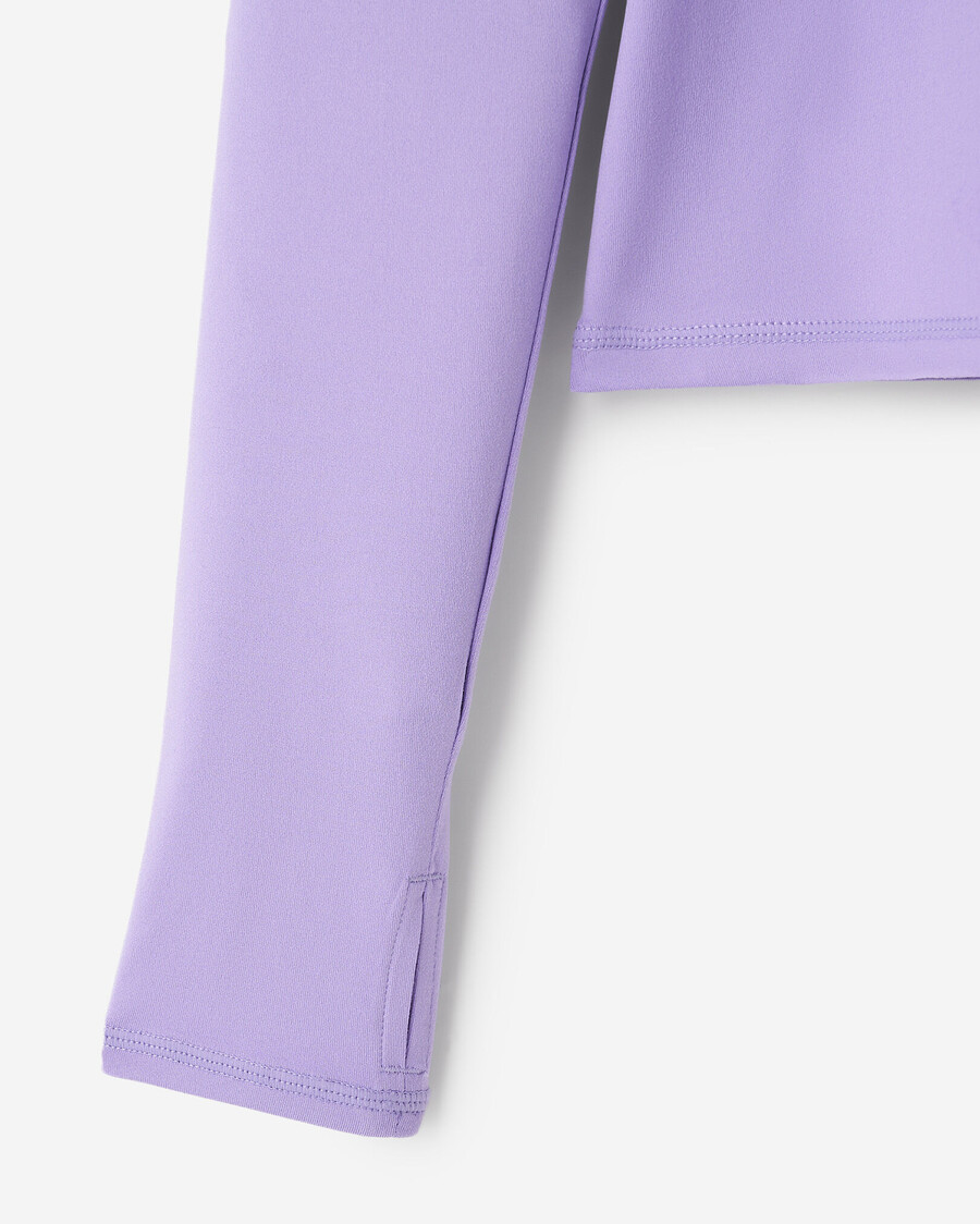 renew knit fitted long sleeve top