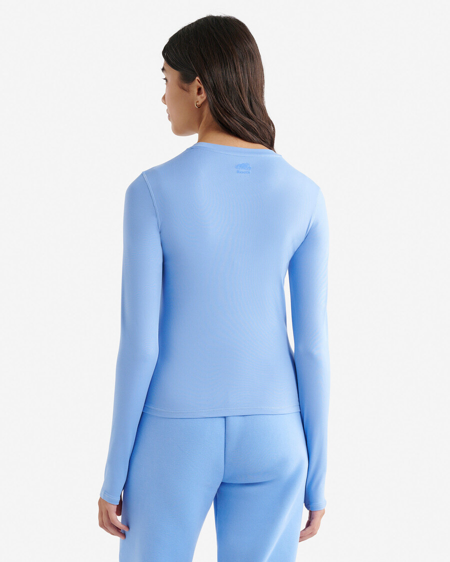 renew knit fitted long sleeve top