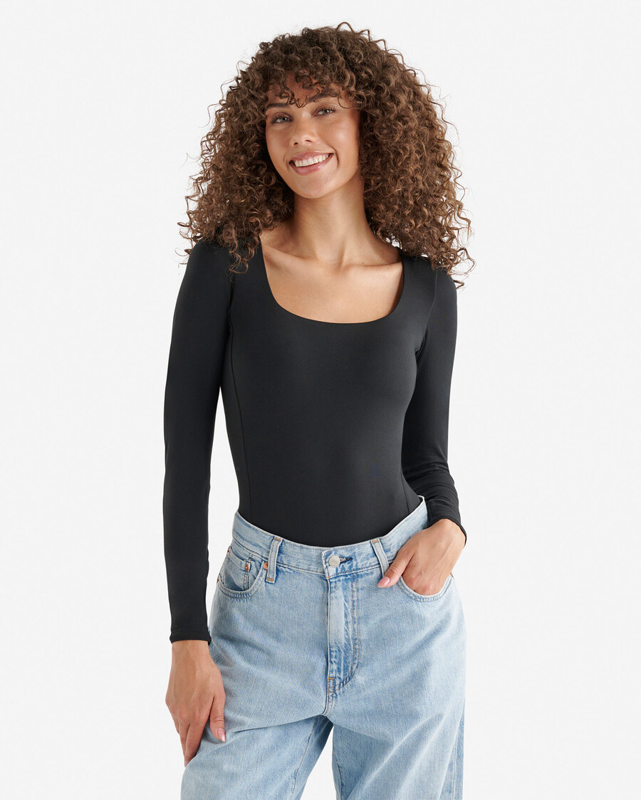 renew knit long sleeve bodysuit